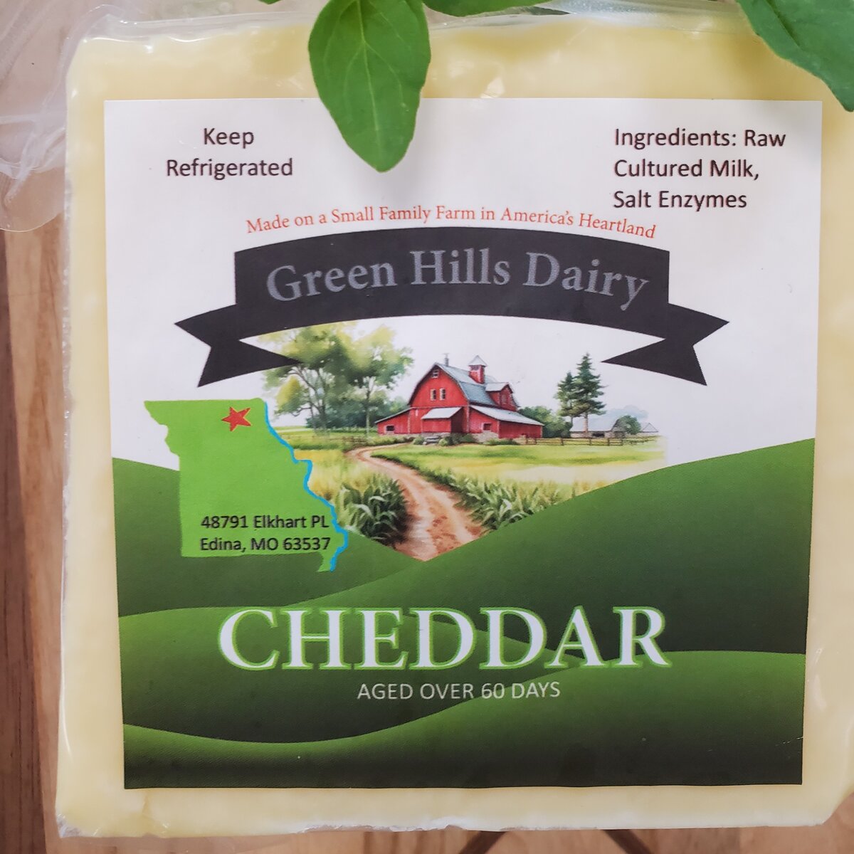 Raw Cheddar Cheese